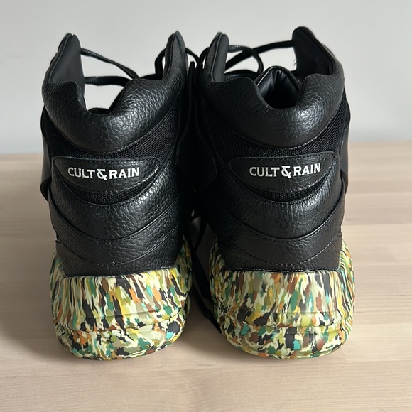 Cult & Rain Custom Luxury NFT Shoes, Black and Camo, size 10 - Picture 4 of 10
